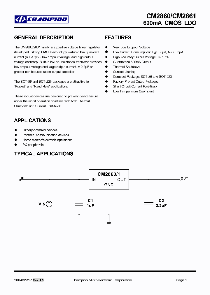 CM2861SIM223_1226856.PDF Datasheet