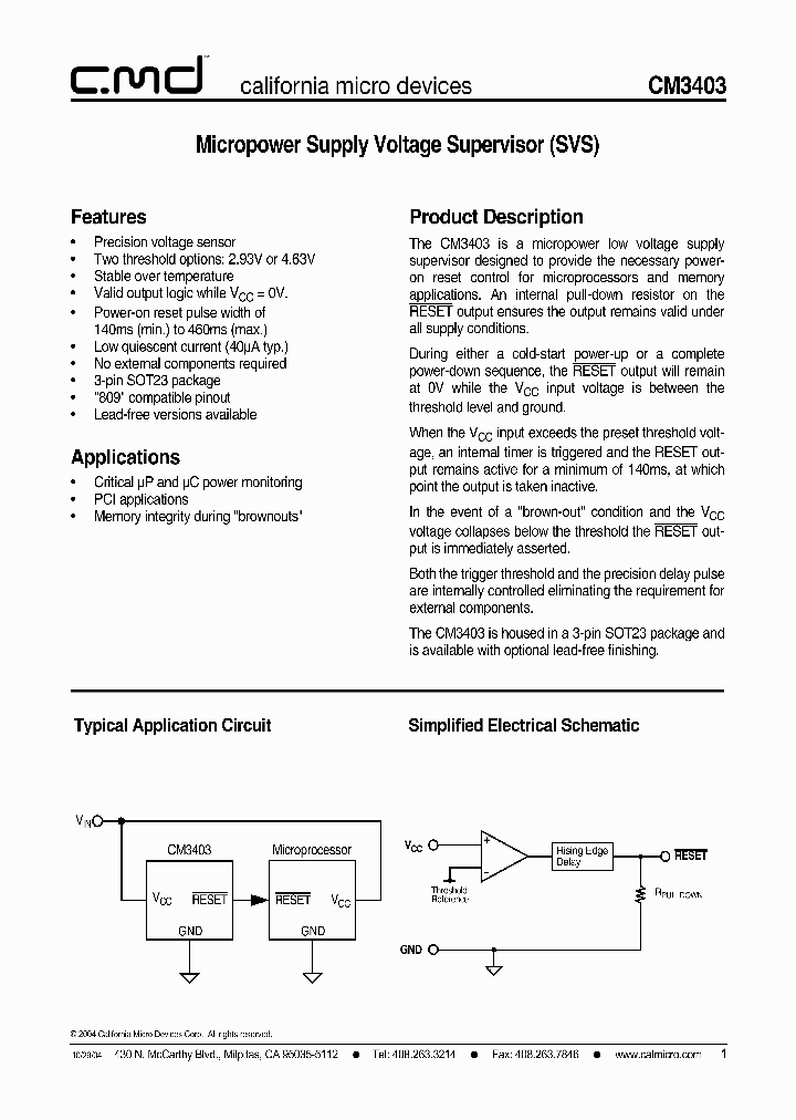 CM3403_1013835.PDF Datasheet