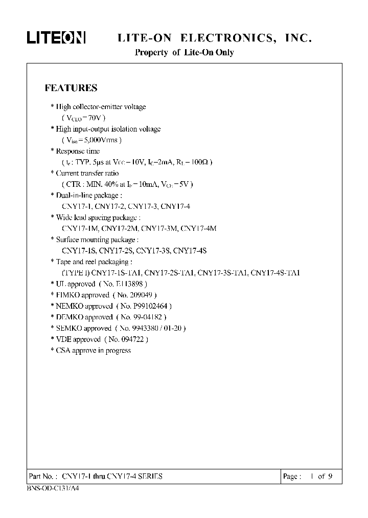 CNY17-3_1146080.PDF Datasheet