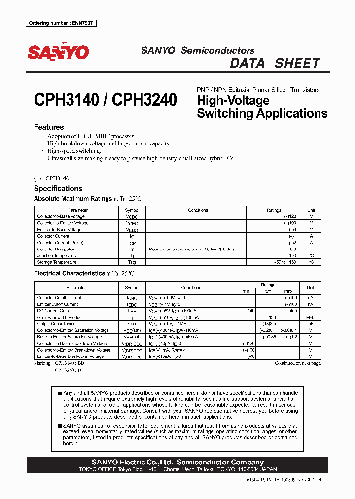 CPH3240_1228021.PDF Datasheet