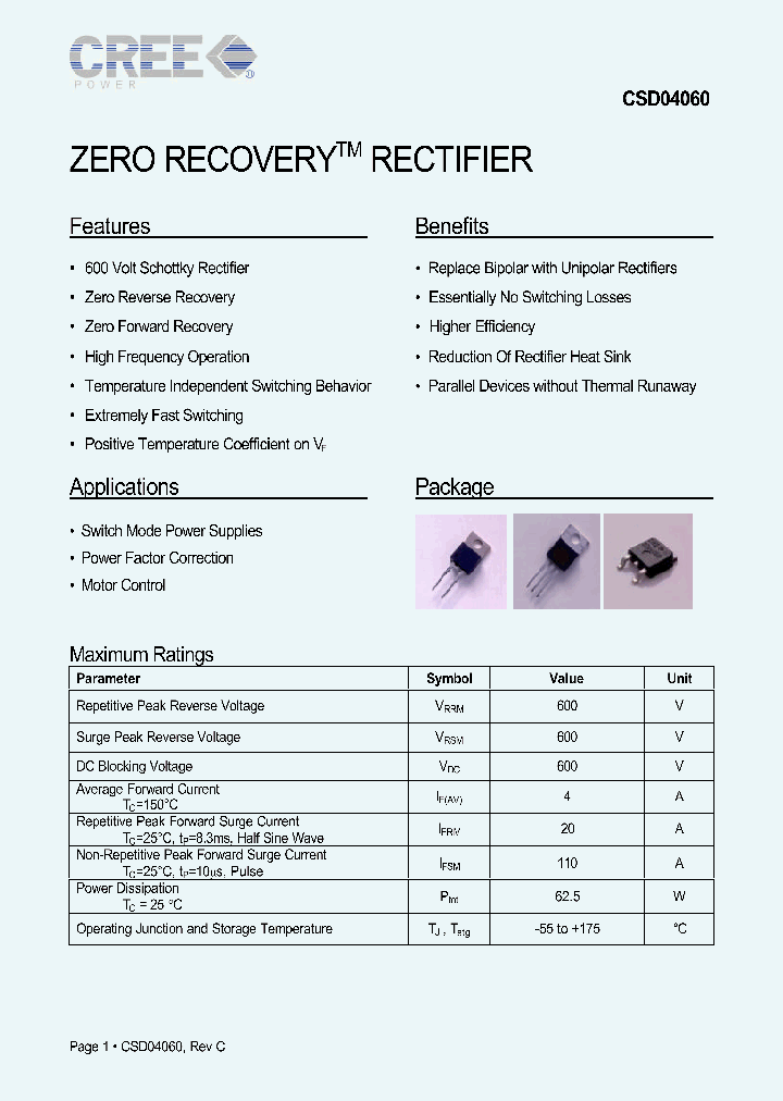 CSD04060_1102566.PDF Datasheet