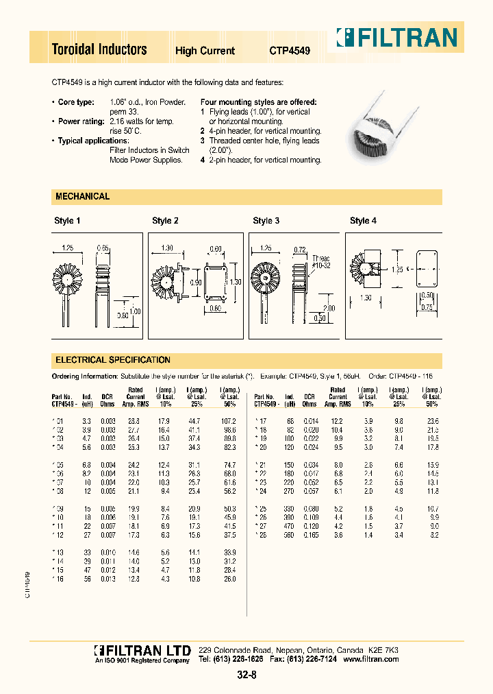 CTP4549-01_1107127.PDF Datasheet