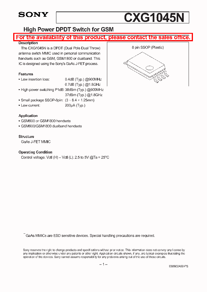 CXG1045N_1229967.PDF Datasheet