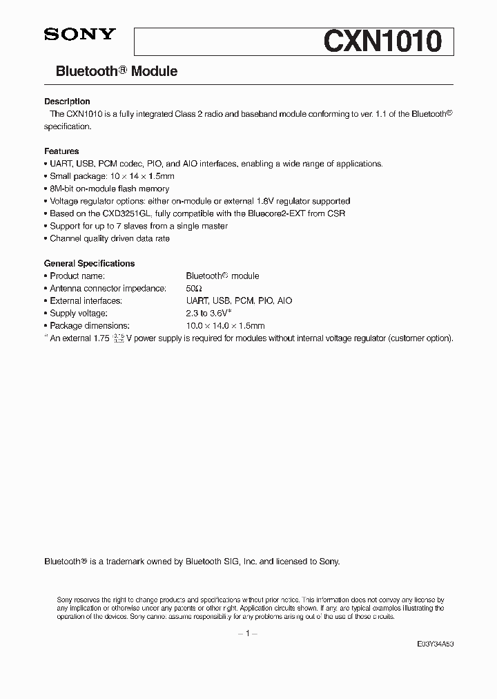 CXN1010-3DAL_1230044.PDF Datasheet