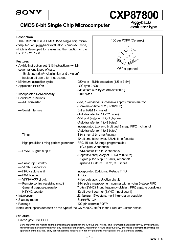 CXP87800_1230169.PDF Datasheet