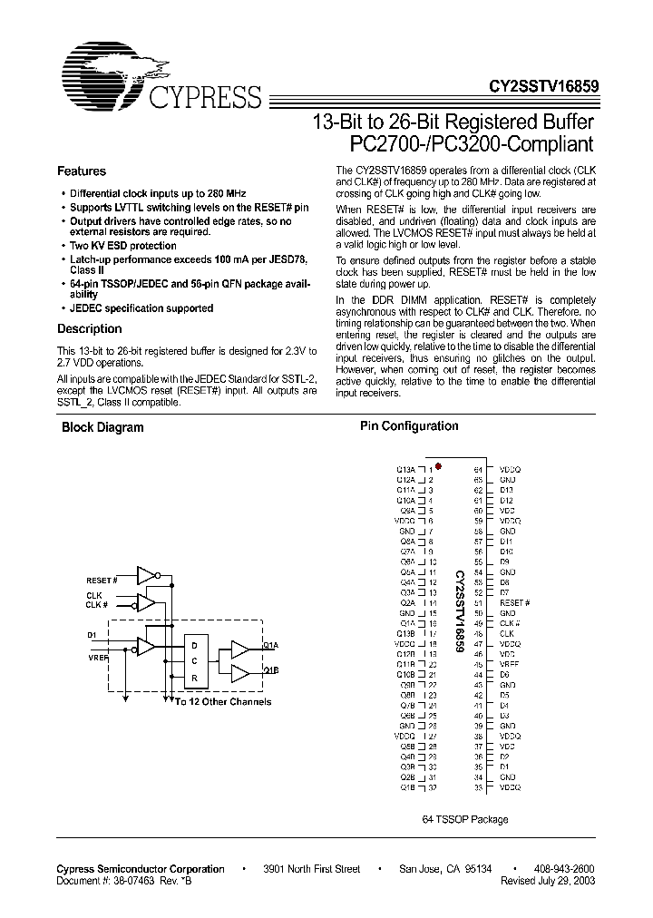 CY2SSTV16859ZIT_1230337.PDF Datasheet