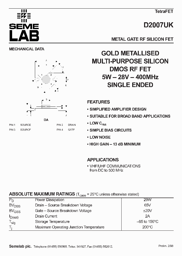 D2007UK_1230996.PDF Datasheet