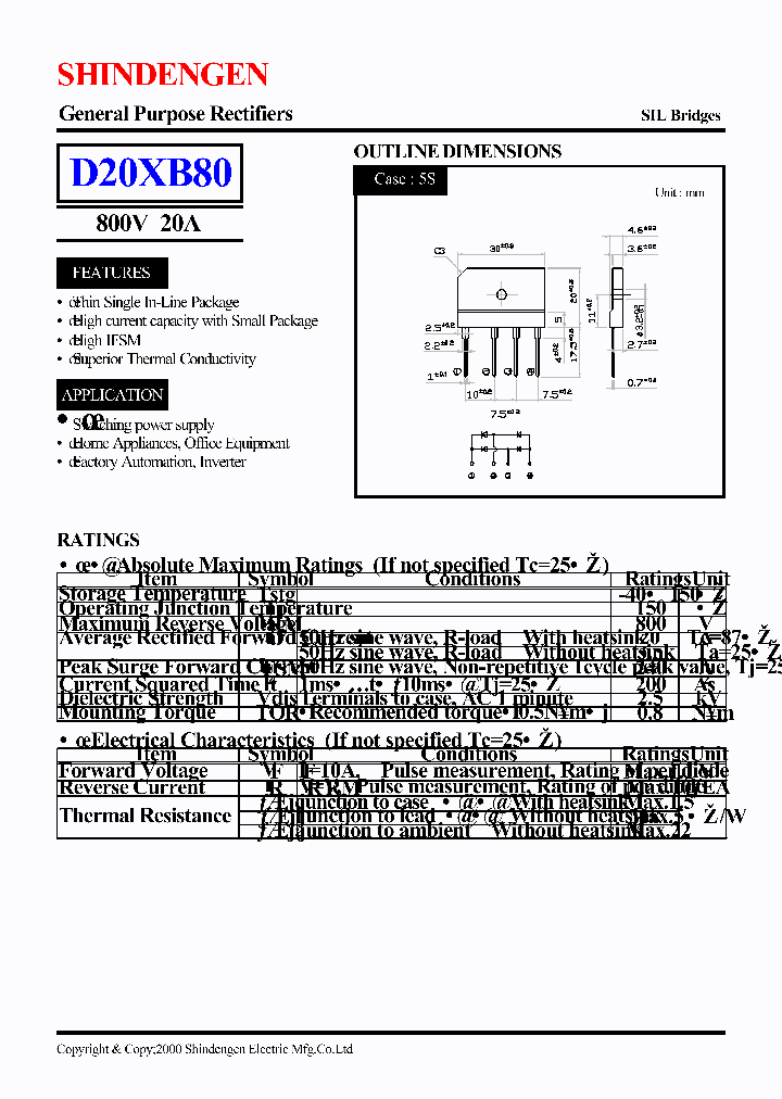 D20XB80_1231023.PDF Datasheet
