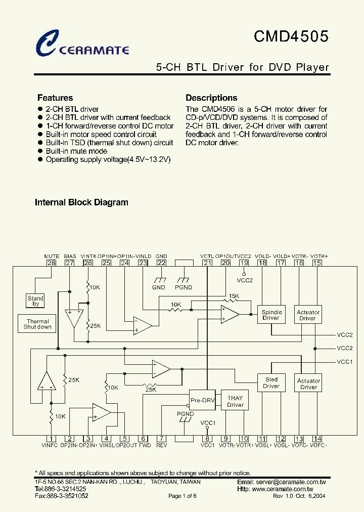 CMD4505_1097453.PDF Datasheet