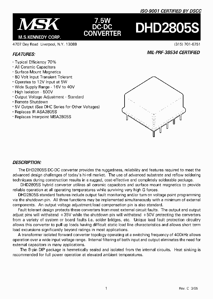 DHD2805S_1059994.PDF Datasheet