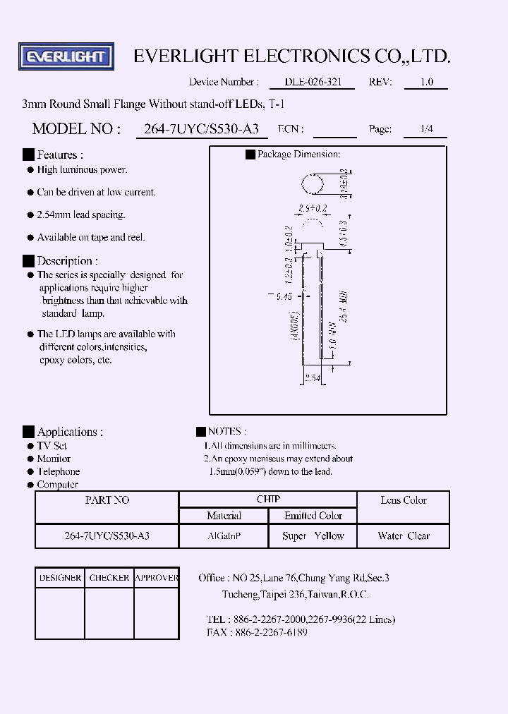 264-7UYC_1177709.PDF Datasheet