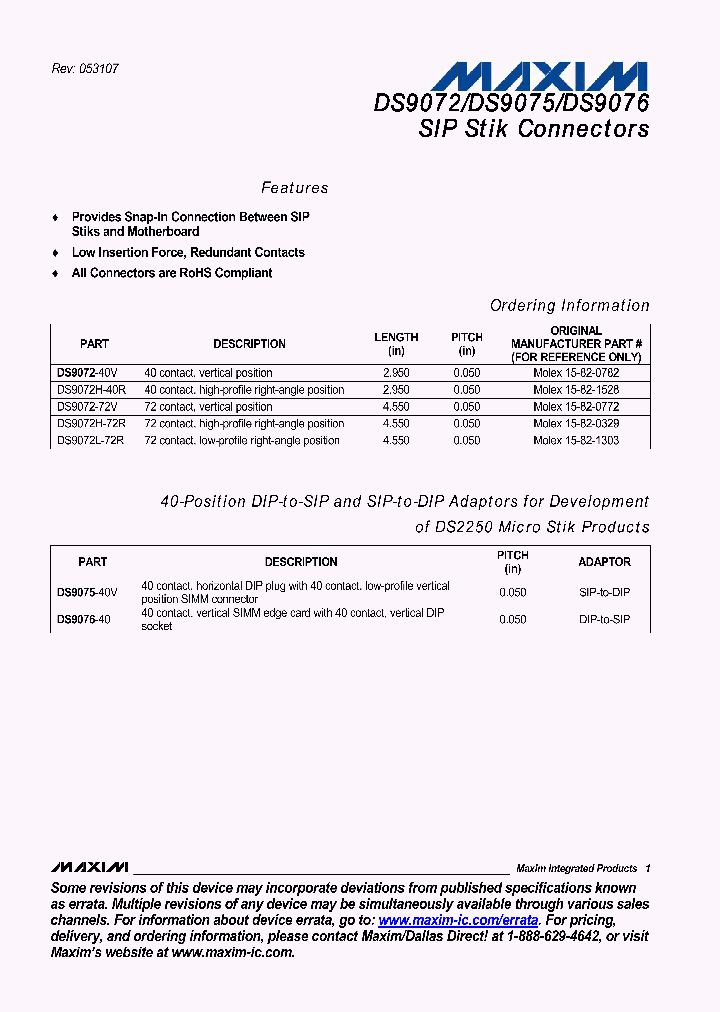 DS9076_1234515.PDF Datasheet