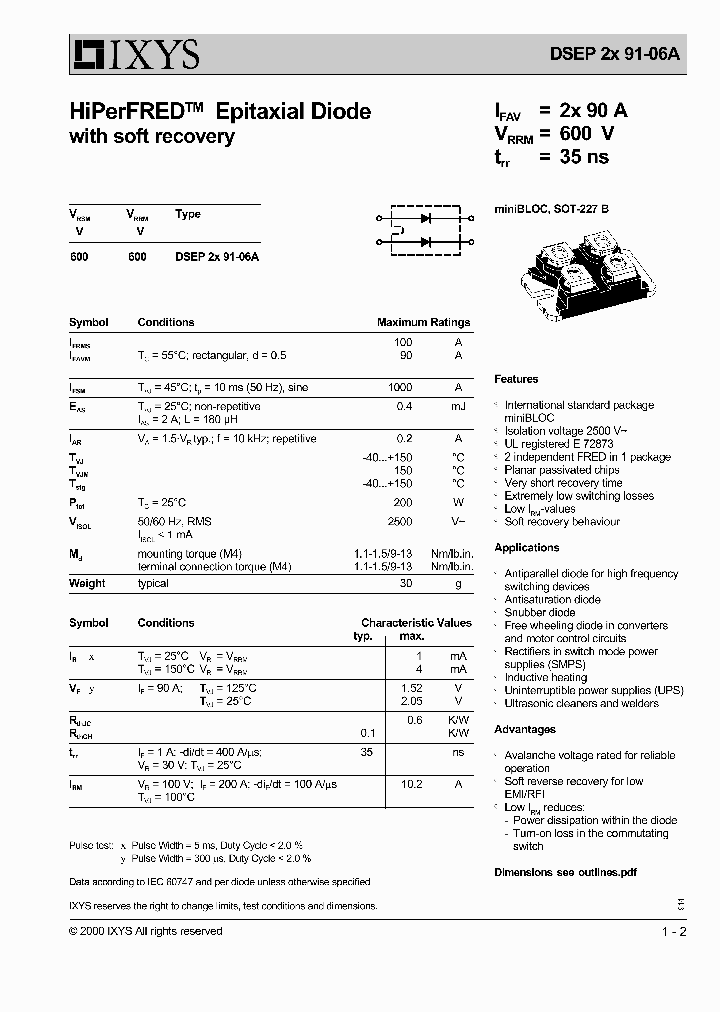DSEP2X91-06A_1234697.PDF Datasheet