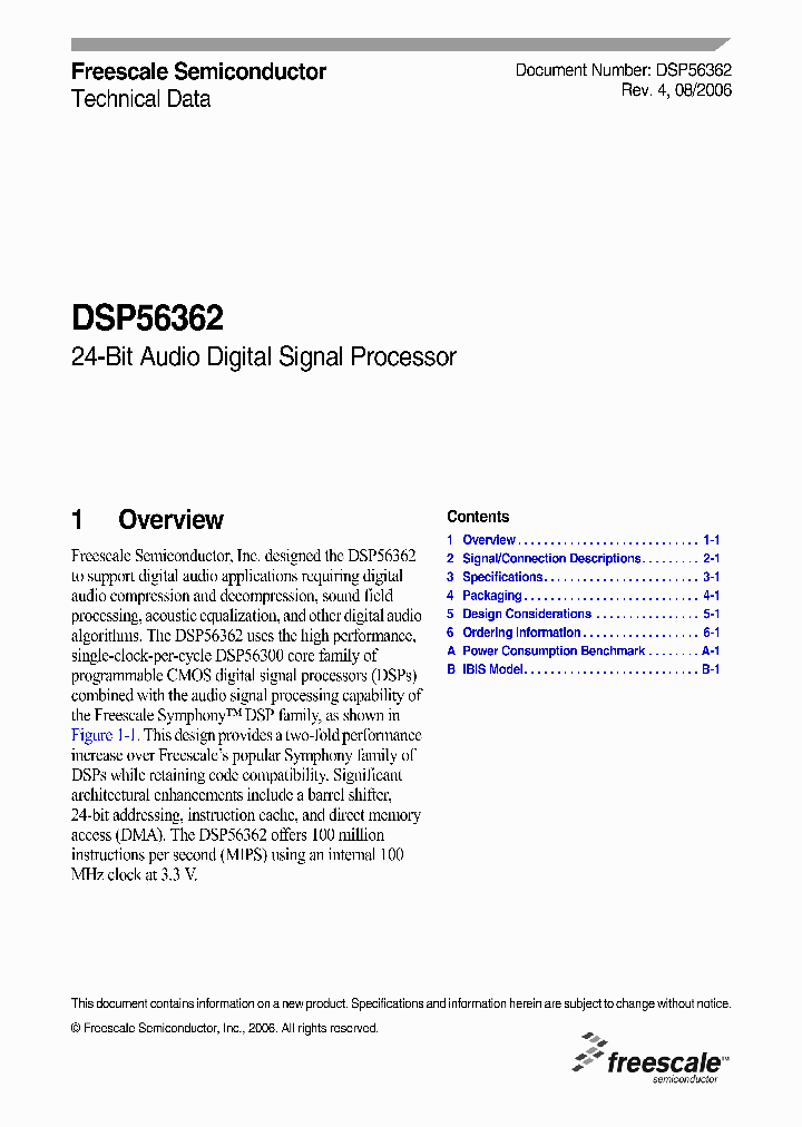 DSP56362UM_1234757.PDF Datasheet