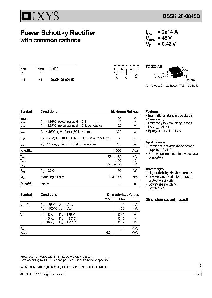 DSSK28-0045B_1234868.PDF Datasheet