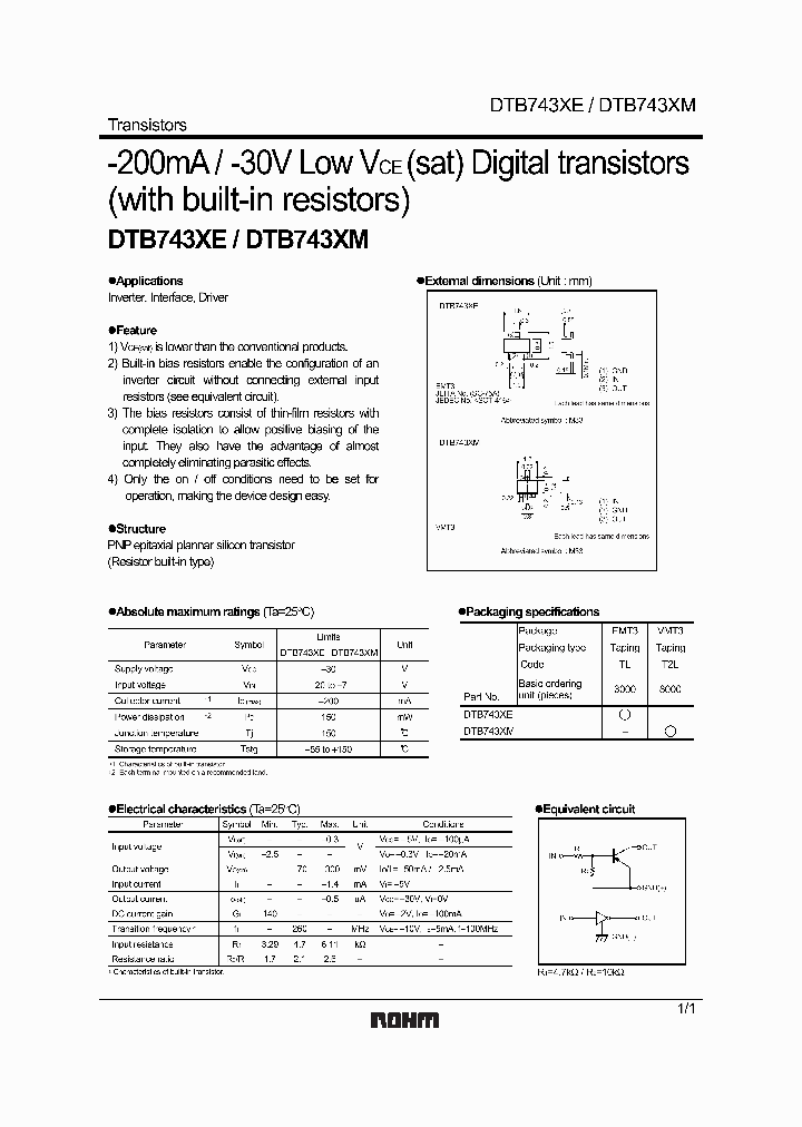 DTB743XM_1235077.PDF Datasheet