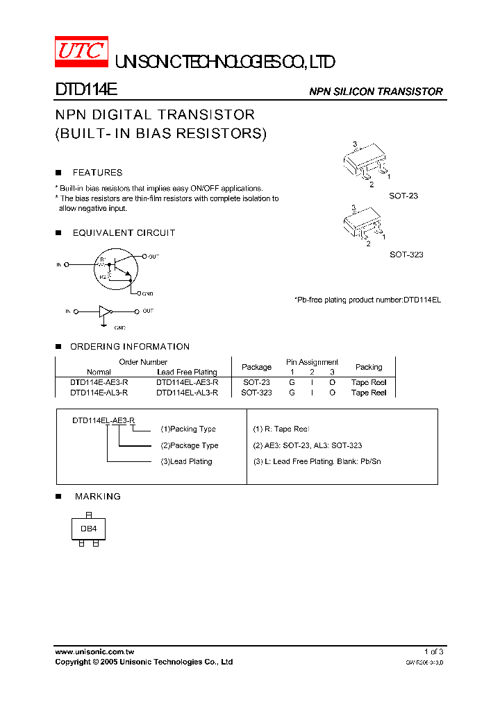 DTD114E_1125812.PDF Datasheet