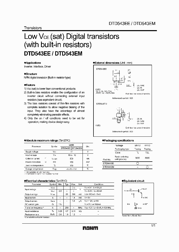 DTD543EM_734620.PDF Datasheet