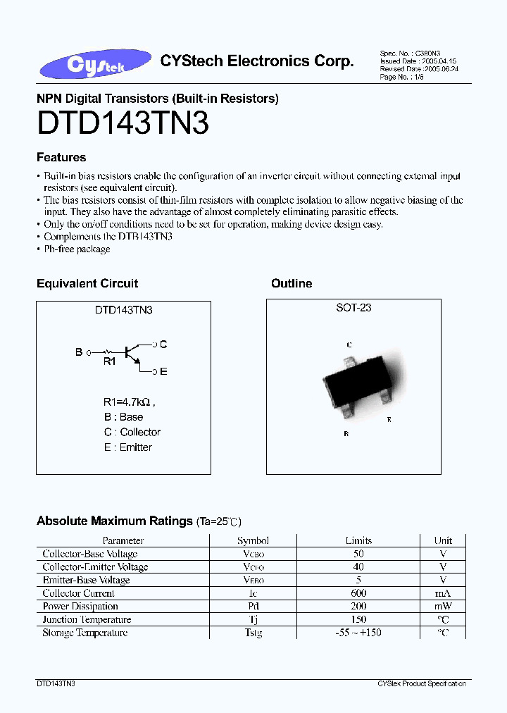 DTDX6443XN3_1235252.PDF Datasheet