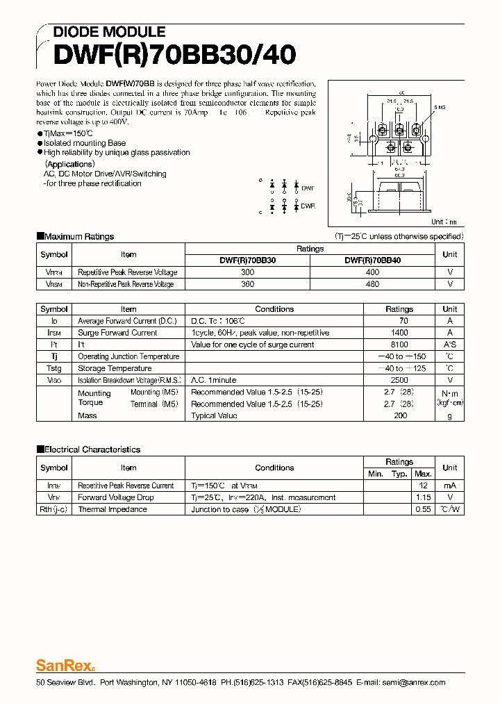 DWR70BB40_1235348.PDF Datasheet