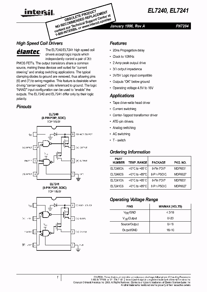 EL7240CN_1064132.PDF Datasheet