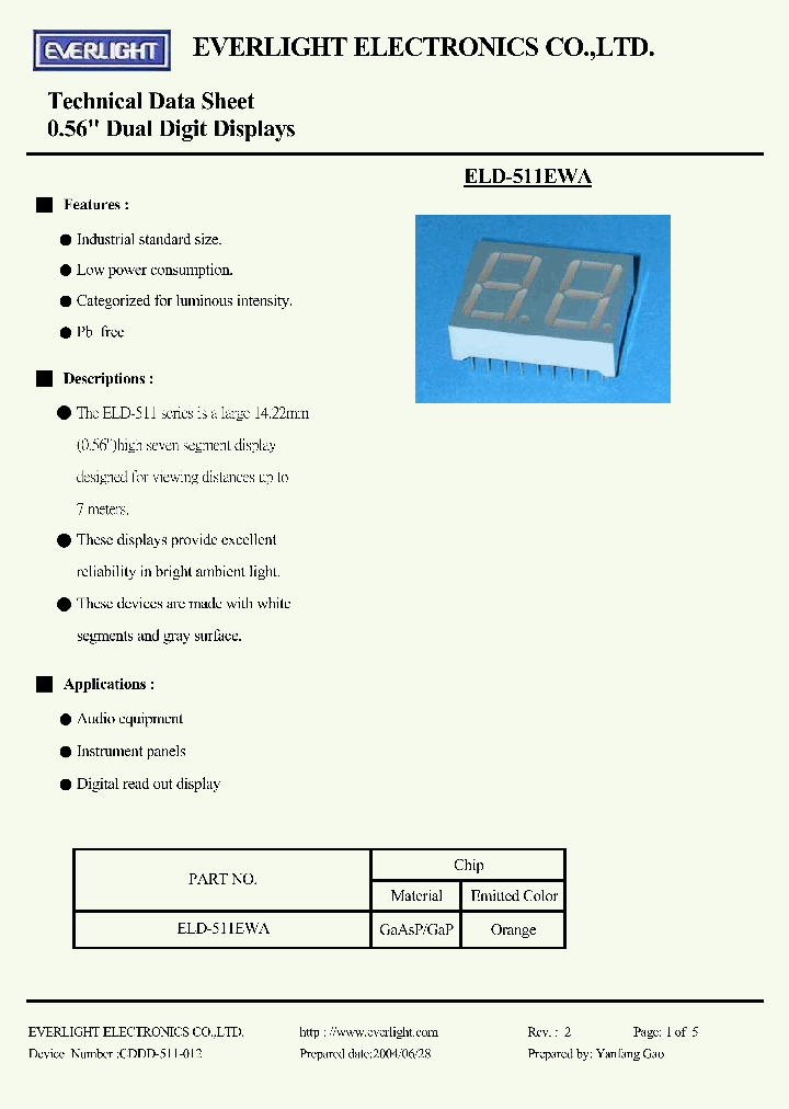 ELD-511EWA_1236819.PDF Datasheet