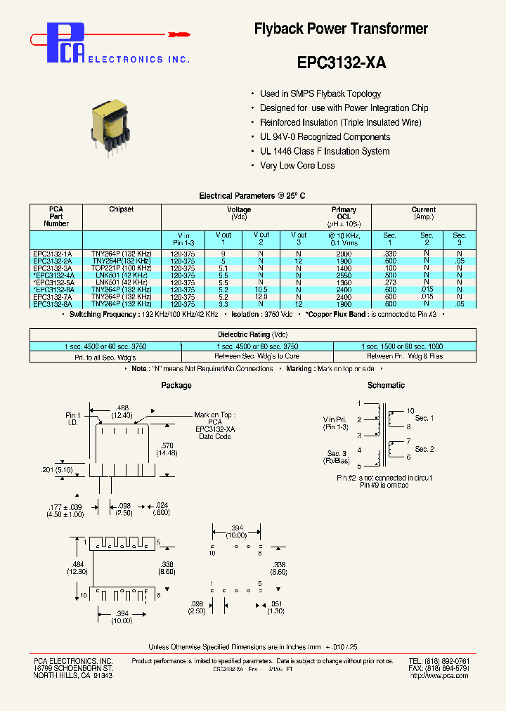 EPC3132-XA_1237439.PDF Datasheet