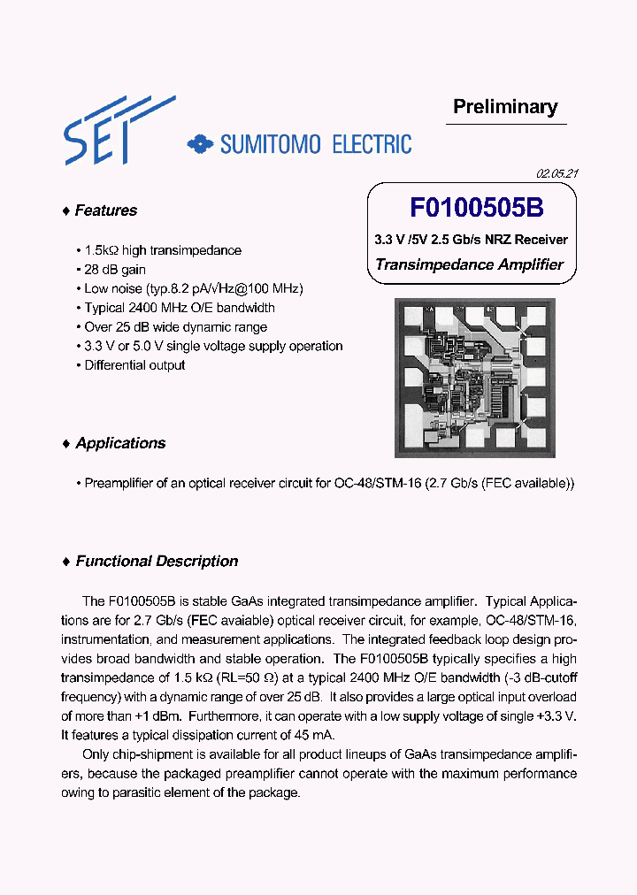 F0100505B_1238425.PDF Datasheet