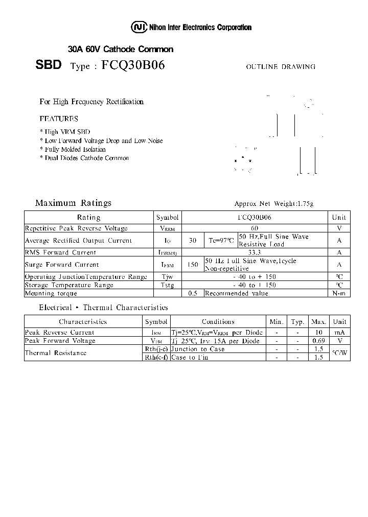 FCQ30B06_1239113.PDF Datasheet