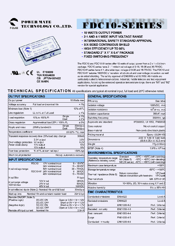 FDC10-48S33_1239232.PDF Datasheet