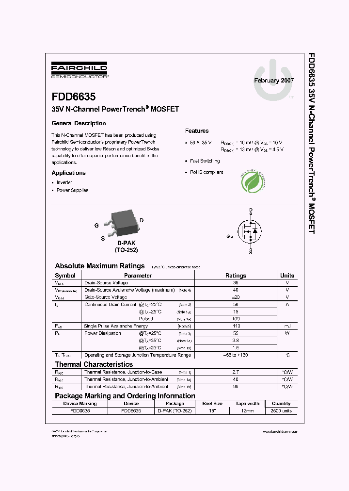 FDD6635_1239366.PDF Datasheet