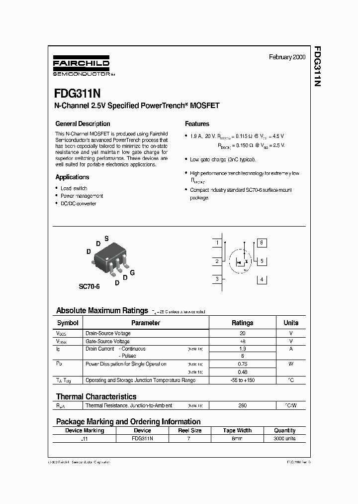 FDG311N_1057185.PDF Datasheet