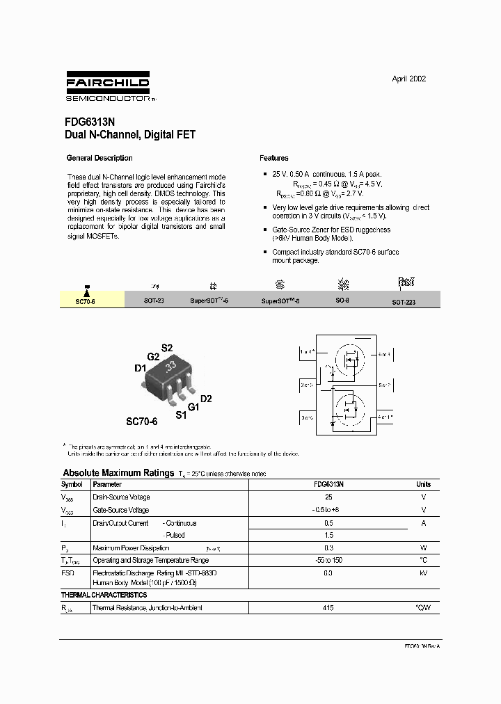 FDG6313N_1169707.PDF Datasheet