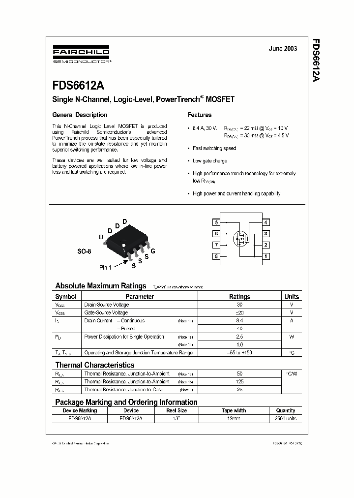 FDS6612A03_1032469.PDF Datasheet