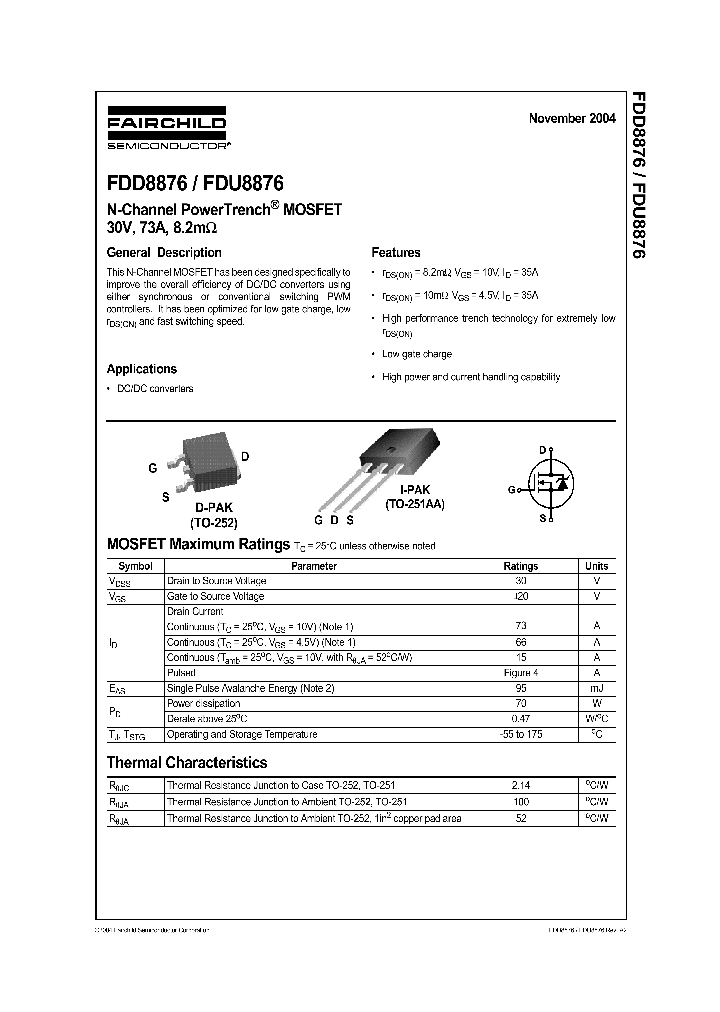 FDU8876_1239835.PDF Datasheet