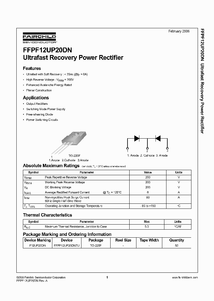 FFPF12UP20DN_1116012.PDF Datasheet