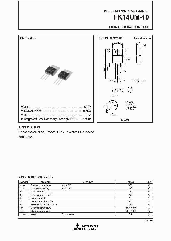 FK14UM-10_1240508.PDF Datasheet