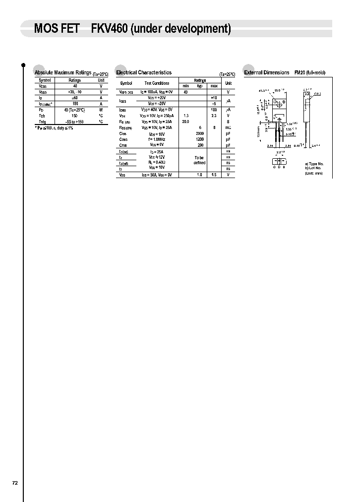 FKV460_1240575.PDF Datasheet