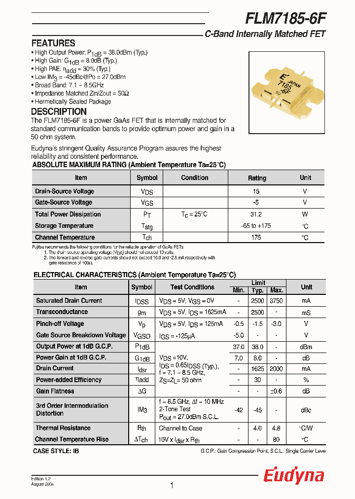 FLM7185-6F_1240668.PDF Datasheet