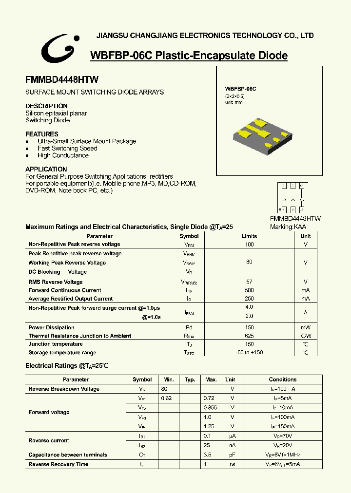 FMMBD4448HTW_1240992.PDF Datasheet