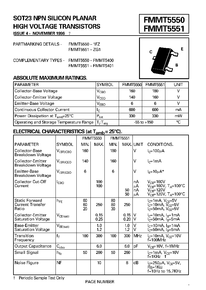 FMMT5551-ZG1_1241040.PDF Datasheet