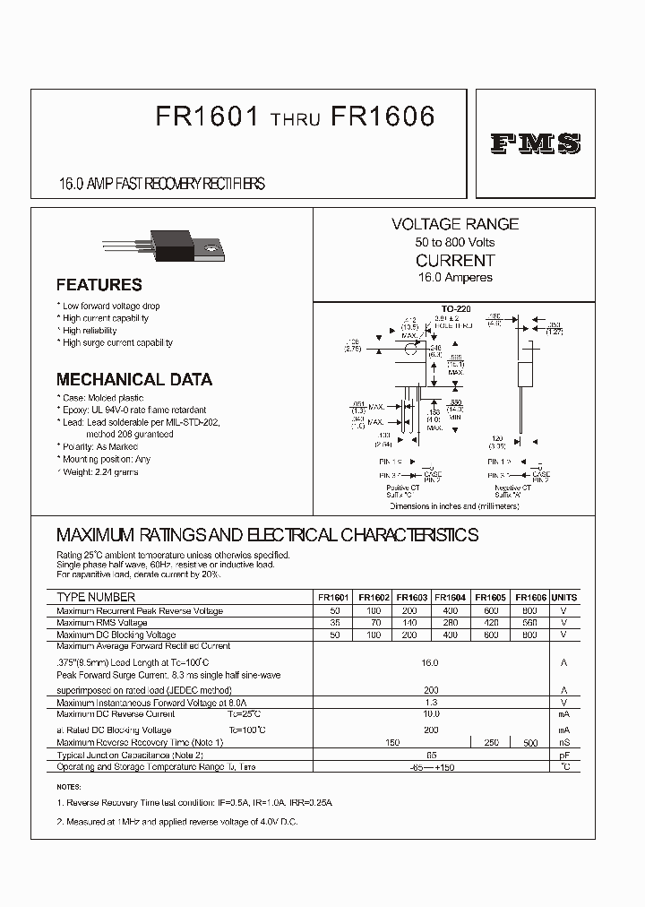 FR1606_1242100.PDF Datasheet