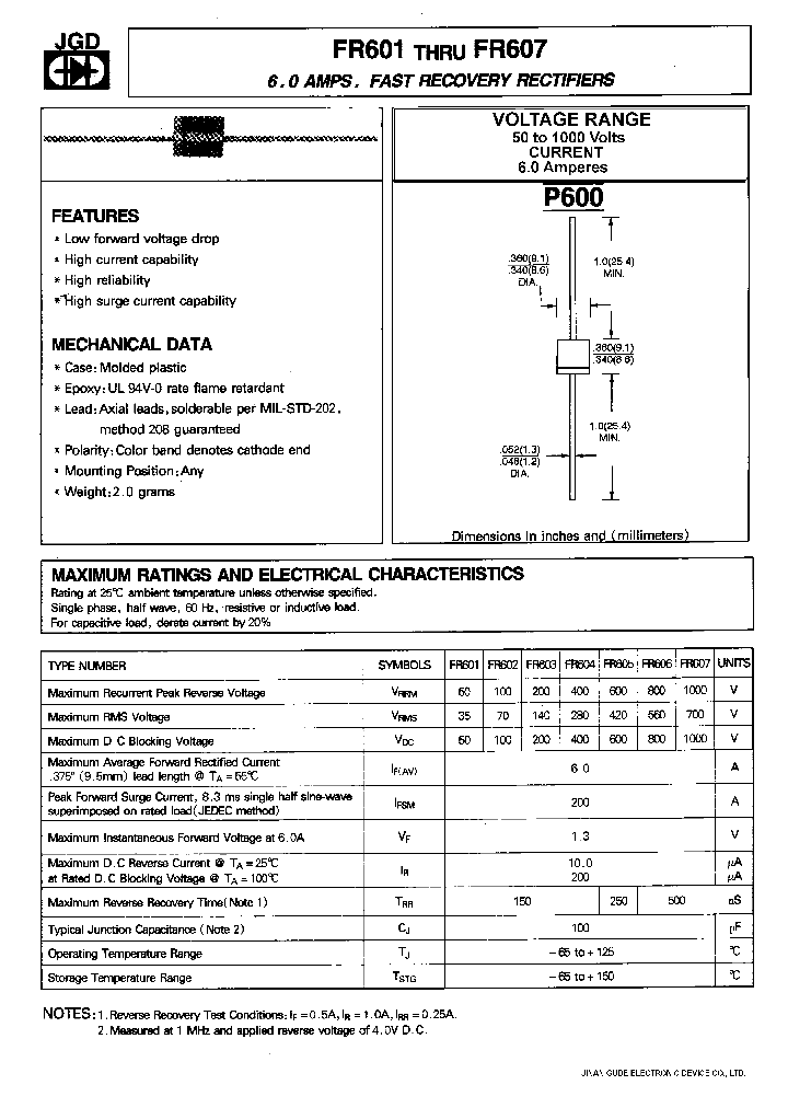 FR607_1242203.PDF Datasheet