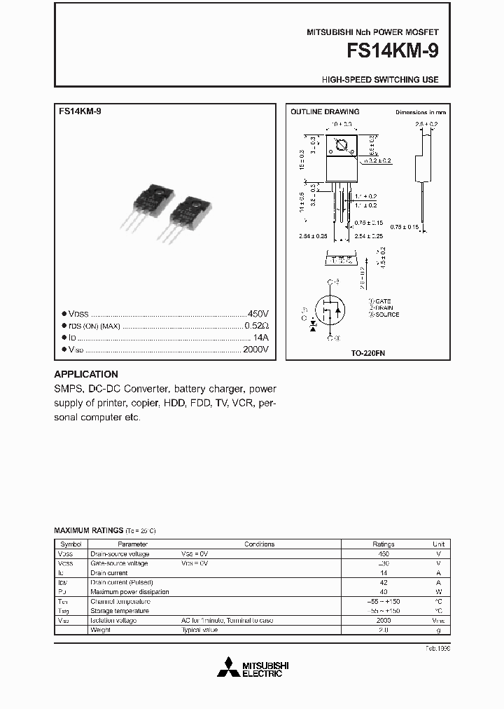 FS14KM-9_1242412.PDF Datasheet