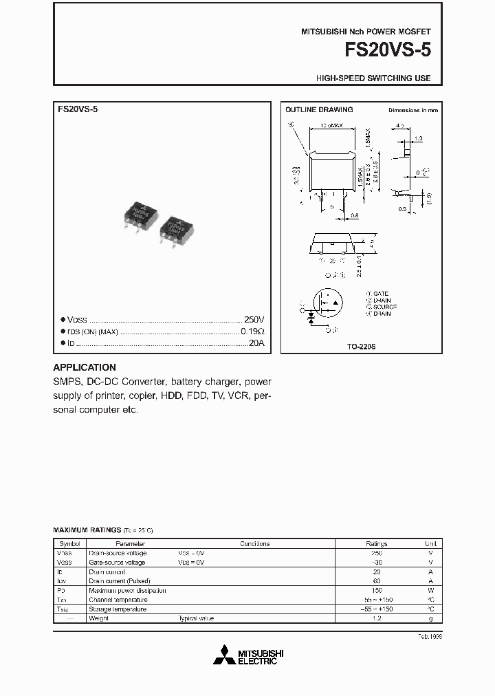 FS20VS-5_1242480.PDF Datasheet