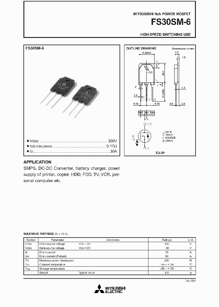 FS30SM-6_1242550.PDF Datasheet