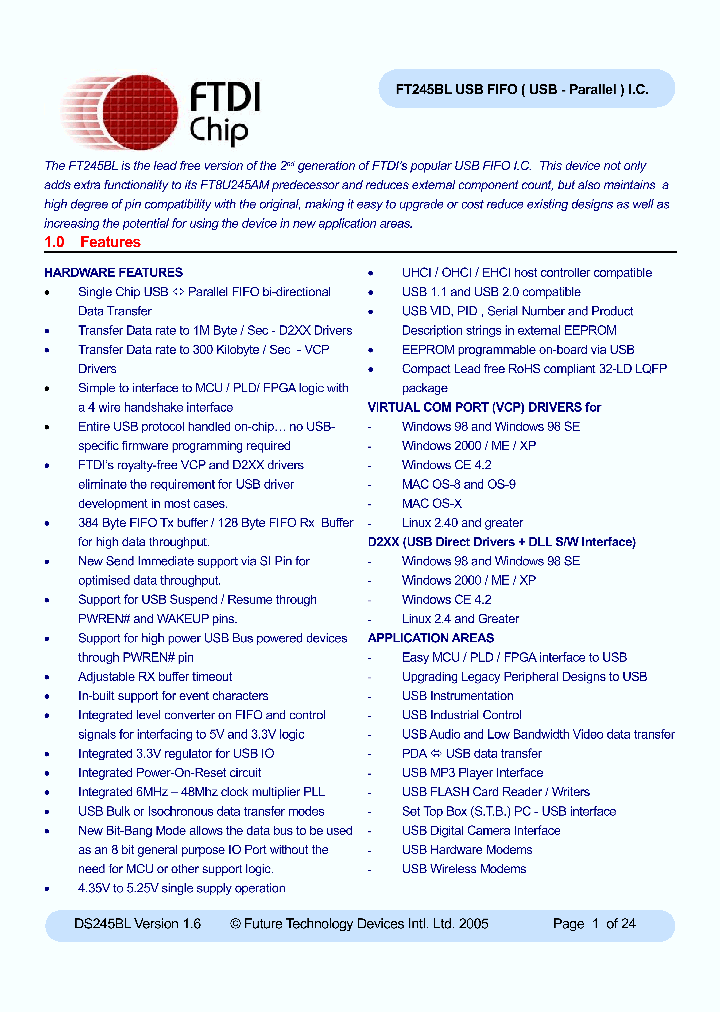 FT245BL_1243239.PDF Datasheet