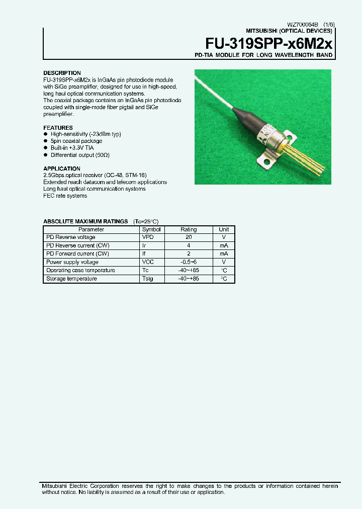 FU-318SPP-W2M0_652626.PDF Datasheet