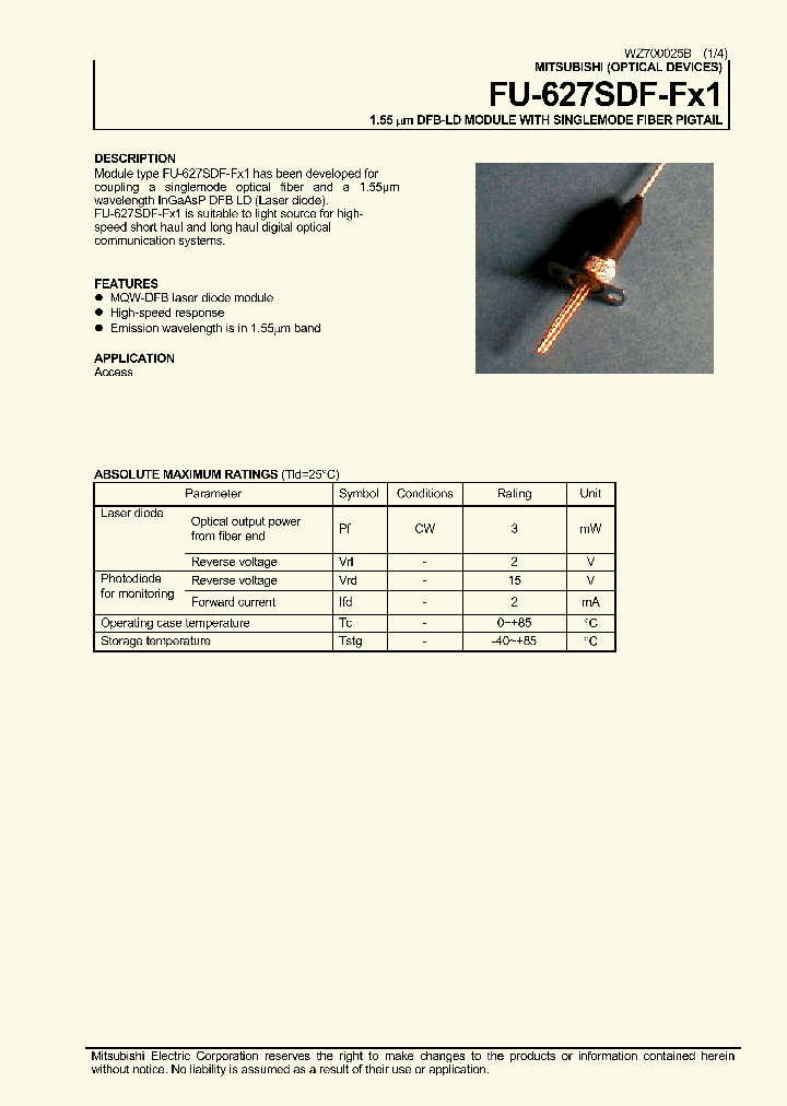 FU-627SDF-FX1_1243350.PDF Datasheet