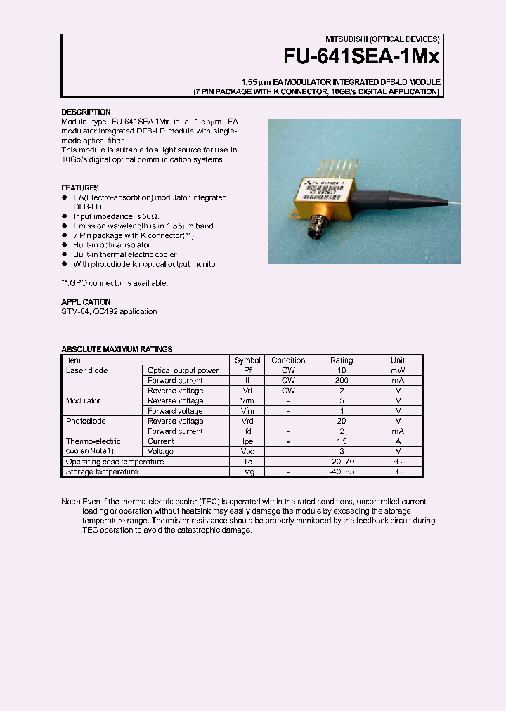 FU-641SEA-1MX_1243360.PDF Datasheet
